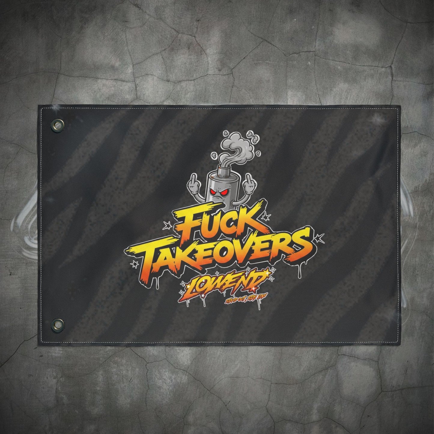 F*CK TAKEOVERS FLAG
