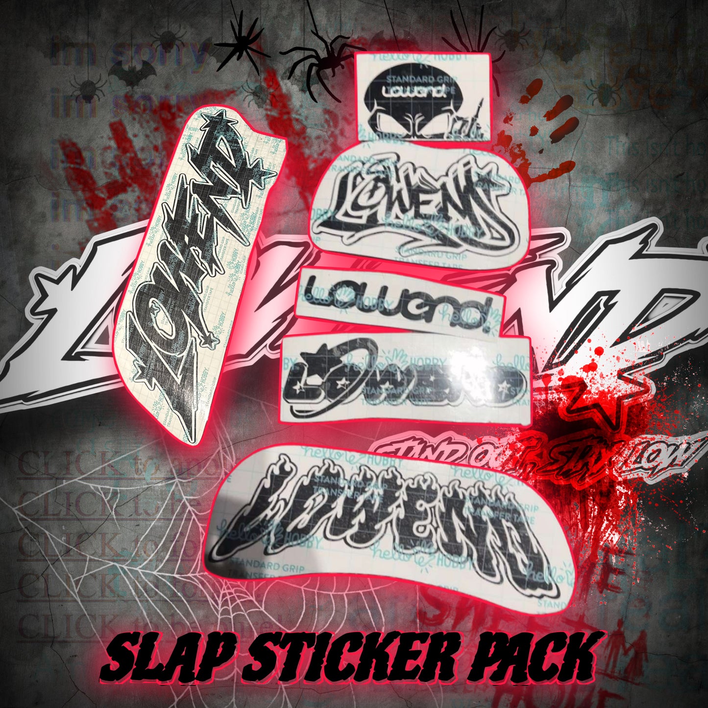 SLAP STICKERS (6pk)