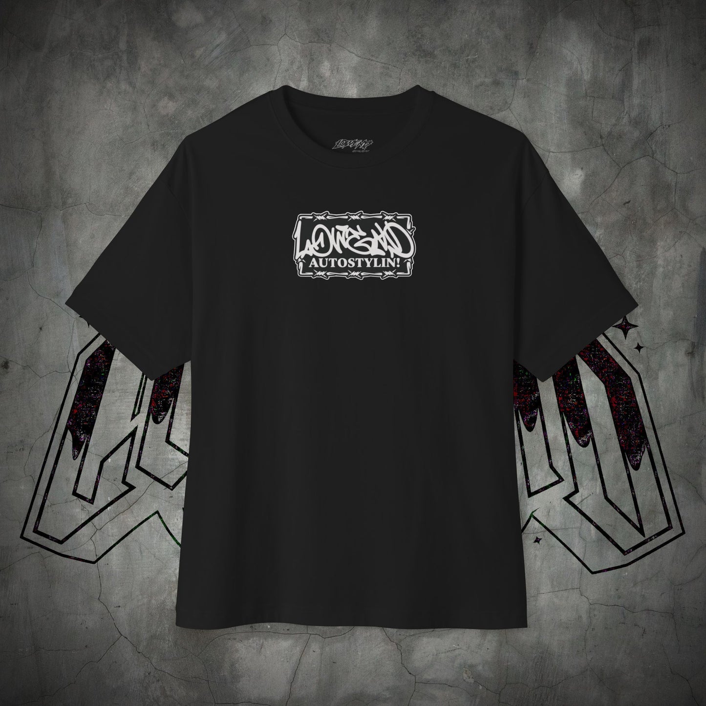 OVERSIZED “BARBWIRE” TEE