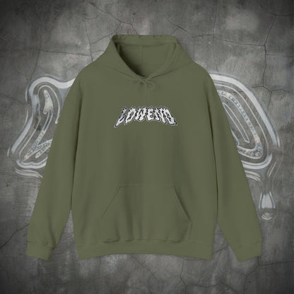 FLAME EMBROIDERED HOODIE