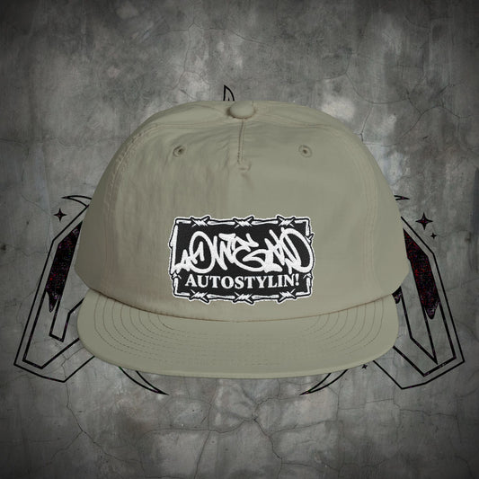EMBROIDERED BARBWIRE SURFCAP