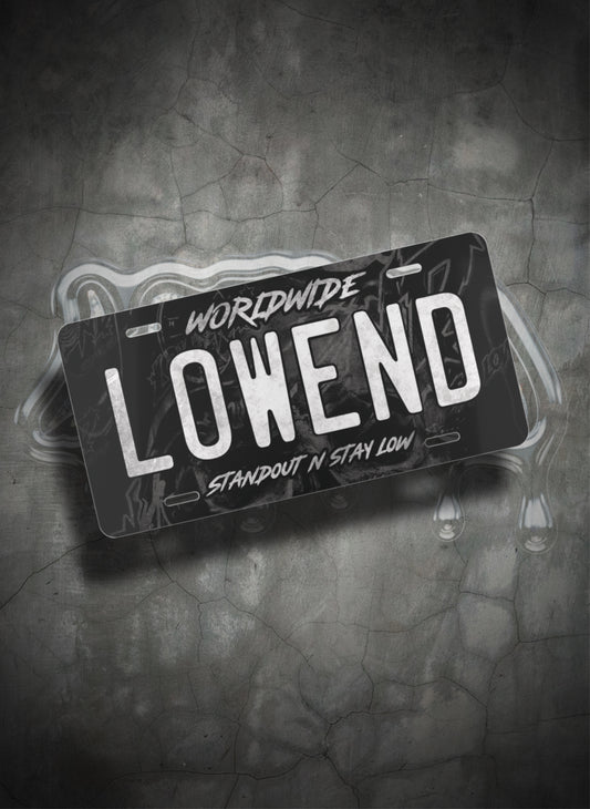 LOWEND VANITY PLATE