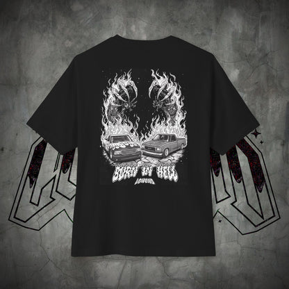 OVERSIZED “BURN IN HELL” TEE