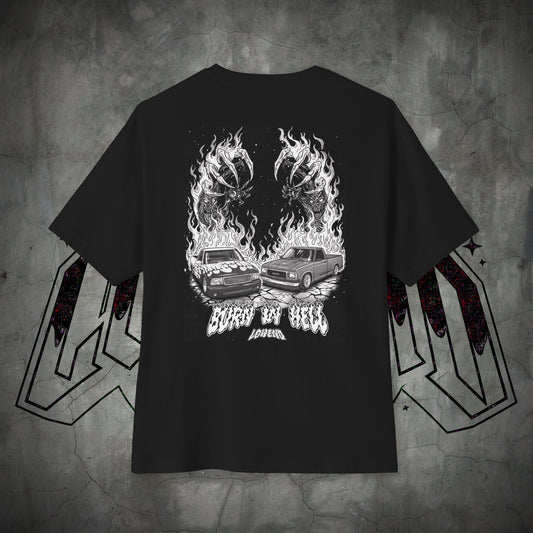 OVERSIZED “BURN IN HELL” TEE